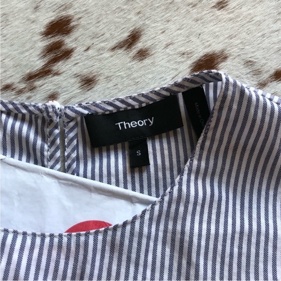 Theory Lexanda Mason Peplum Top - Picture 6 of 8